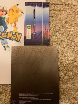 Pokemon 25th Anniversary McDonalds Pikachu Promo Sealed Pack + Bonus Items ! - Image 2
