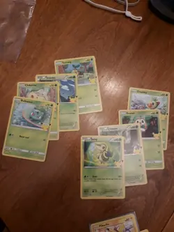 2021 Pokemon 25th Anniversary McDonalds 50 Card master set all holo's and non - Image 3