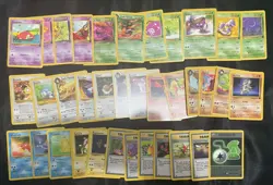 Pokemon Cards - WOTC Lot of 36 Team Rocket Commons/Uncommons No Duplicates - Image 1