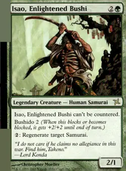 Betrayers of Kamigawa #129 Isao, Enlightened Bushi - Image 1