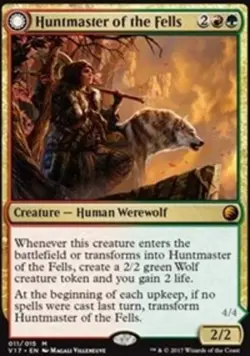 1x Huntmaster of the Fells // Ravager of the Fells - Foil NM-Mint, English From - Image 1