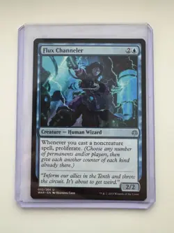 Flux Channeler NON-FOIL War of the Sparks #52 NM - MTG ENG - Image 1