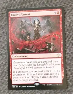 Uncivil Unrest - MOC MOM Commander - NM - Magic: The Gathering - MTG - 0035 - Image 1