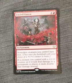 Uncivil Unrest - MOC MOM Commander - NM - Magic: The Gathering - MTG - 0035 - Image 2