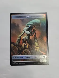MTG - Thopter / Myr Token Foil CMM #0047 - Image 3