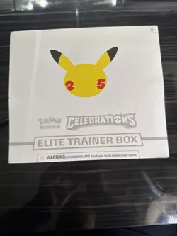 Pokemon TCG Celebrations ETB Elite Trainer Box Factory Sealed 25th Anniversary 820650809439 - Image 1