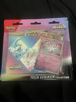Pokemon TCG Prismatic Evolutions Tech Sticker Collection - Sylveon - New Sealed! - Image 1