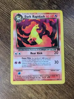 Pokemon TCG - Dark Rapidash 44/82 Team Rocket - Non-Holo - NEAR MINT - Image 1