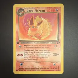 Dark Flareon 35/82 Uncommon - Team Rocket - 1st Edition - Pokemon WOTC - Image 1