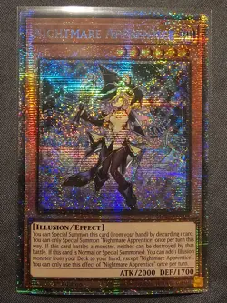 Nightmare Apprentice MP25-EN004 Yu-Gi-Oh! Starlight Rare 1st Edition - Image 1