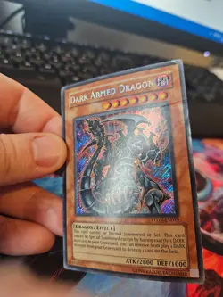 Yu-Gi-Oh! Dark Armed Dragon PTDN-EN019 Secret Rare Vintage Original - Image 3