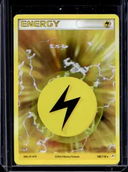 2006 Pokemon EX Holon Phantoms Lightning Energy Holo #108/110 - Image 1