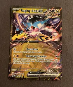 Raging Bolt ex 145 Sv: Scarlet & Violet Black Star Promo Holo-Pokemon TCG NM - Image 1