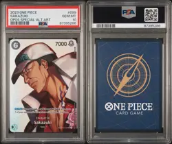 Sakazuki SP OP04-099 Kingdoms Of Intrigue Alternate Art English One Piece PSA 10 - Image 3