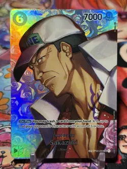 SAKAZUKI - One Piece OP02-099 - SP Special Super Rare - Kingdoms of Intrigue - Image 1