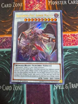 Yu-Gi-Oh! TCG Blackwing Full-Armor Master LED3-EN023 Ultra Rare 1st Edition NM - Image 1