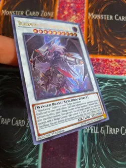 Yu-Gi-Oh! TCG Blackwing Full-Armor Master LED3-EN023 Ultra Rare 1st Edition NM - Image 2