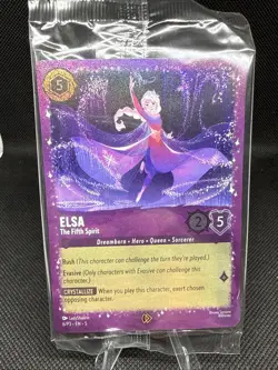 Elsa - The Fifth Spirit | 6/P3 | Lorcana | Promo Card | Glimmer Foil | Sealed - Image 1