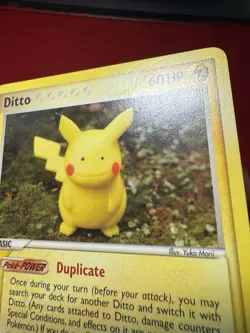 Ditto Pikachu 39/113 Non Holo Delta Species Pokemon Card NM - Image 4