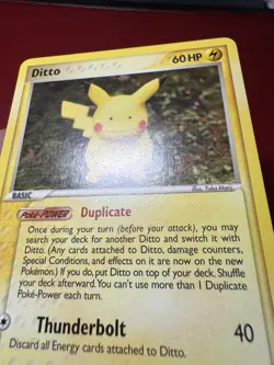 Ditto Pikachu 39/113 Non Holo Delta Species Pokemon Card NM - Image 5