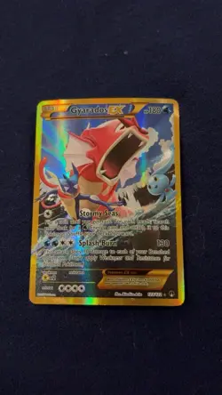 Pokemon Gyarados EX Secret Rare Full Art Breakpoint Holo 123/122 Card - Image 1