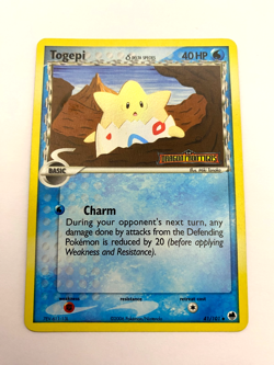 Pokemon Card - Reverse-Holo Togepi 41/101 EX Dragon Frontiers *MP* Uncommon - Image 1