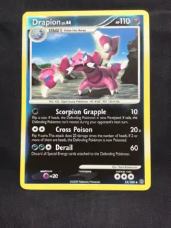 Pokemon Cards: Stormfront Reverse Holo: Drapion 15/100 - Image 2