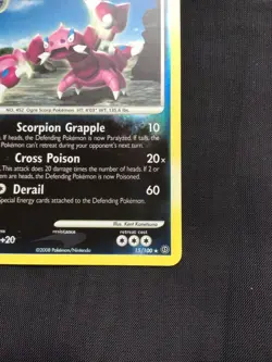 Pokemon Cards: Stormfront Reverse Holo: Drapion 15/100 - Image 5