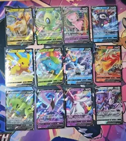 Lot Of 12 Pokemon Cards V NM English TCG Authentic - Lot 25 - Image 1