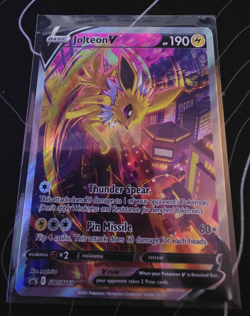 Jolteon V SWSH183 SWSH: Sword & Shield Promo Cards Holo - Image 1
