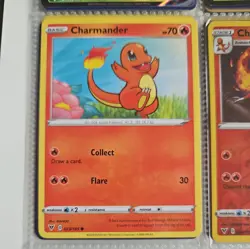 Charmander #23/185 SWSH Vivid Voltage Common Pokemon 2020 TCG Card - Image 1