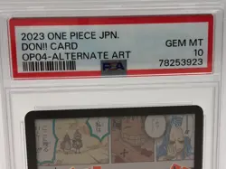 2023 ONE PIECE JAPAN Trading Card DON!! OP04 ALTERNATE ART Japanese slab PSA 10 - Image 2