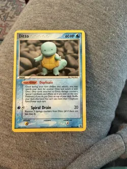 Pokemon TCG Squirtle Ditto Card 64/113 Common, English LP/Near Mint - Image 1