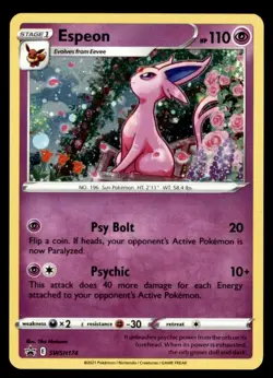 Espeon - SWSH174 - SWSH Black Star Promo DMG, English Pokemon Promos - Image 1