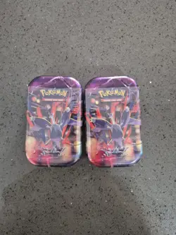 Pokemon TCG 2 Mini Tin Boxes Sealed Mega Evolutions Mega Latias - Image 1