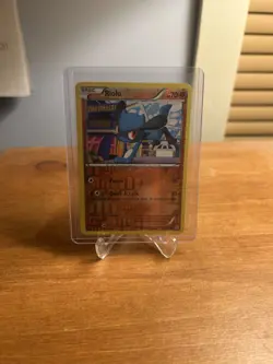 Pokemon TCG Riolu Legendary Treasure 79/113 Light Play Reverse Holofoil - Image 1