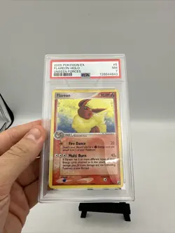 Pokemon TCG Flareon Unseen Forces 5/115 Reverse Holo Rare PSA 7 NM. - Image 2