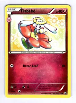 Flabebe Generations: Radiant Collection #RC17 (2016) Common NM Pokemon - Image 1