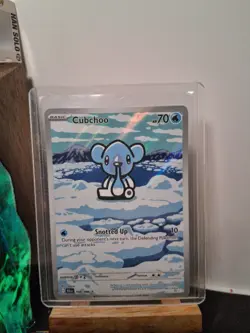 Cubchoo 109/086 IR (Illustration Rare) SV Black Bolt BLK Pokemon Card TCG GAME - Image 1