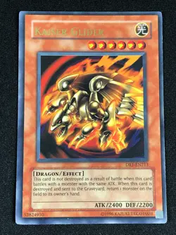 YUGIOH KAISER GLIDER DR1-EN213 ULTRA LIGHT PLAY - Image 1