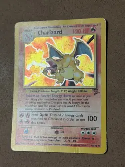 Pokemon TCG Charizard Base Set 2 Holo 4/130 - Image 3