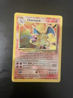 Pokemon TCG Charizard 4/130 Base Set 2 Rare Holo Card WOTC - Image 1