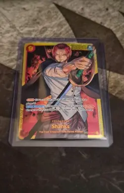 Shanks ROMANCE DAWN OP01-120 SEC - One Piece TCG - English NM Secret Rare Foil - Image 1