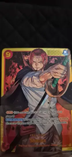 Shanks ROMANCE DAWN OP01-120 SEC - One Piece TCG - English NM Secret Rare Foil - Image 2