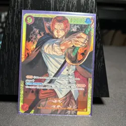Shanks NM/M AltArt OP01-120 SEC One Piece TCG Romance Dawn English - Image 3