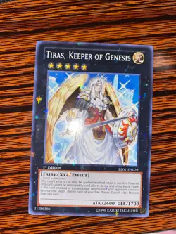 Tiras, Keeper of Genesis (Starfoil) BP01-EN029 Battle Pack: Epic Dawn 1st Ed. NM - Image 1