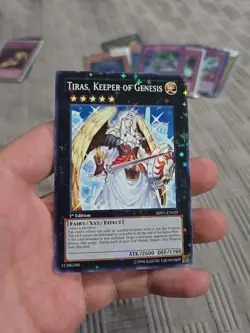 Tiras, Keeper of Genesis (Starfoil) BP01-EN029 Battle Pack: Epic Dawn 1st Ed. NM - Image 1