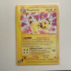 Ampharos 34/165 Non-Holo Rare Expedition eReader Pokemon Card NM - Image 1