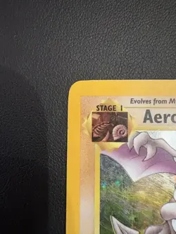Pokemon TCG Aerodactyl Holo Rare Card 1/62 Fossil Unlimited MP/HP Vintage WOTC - Image 3
