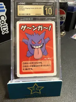 Pokemon Gengar 2019 JPN Pokemon Playing Cards CGC Pristine 10 - Image 1